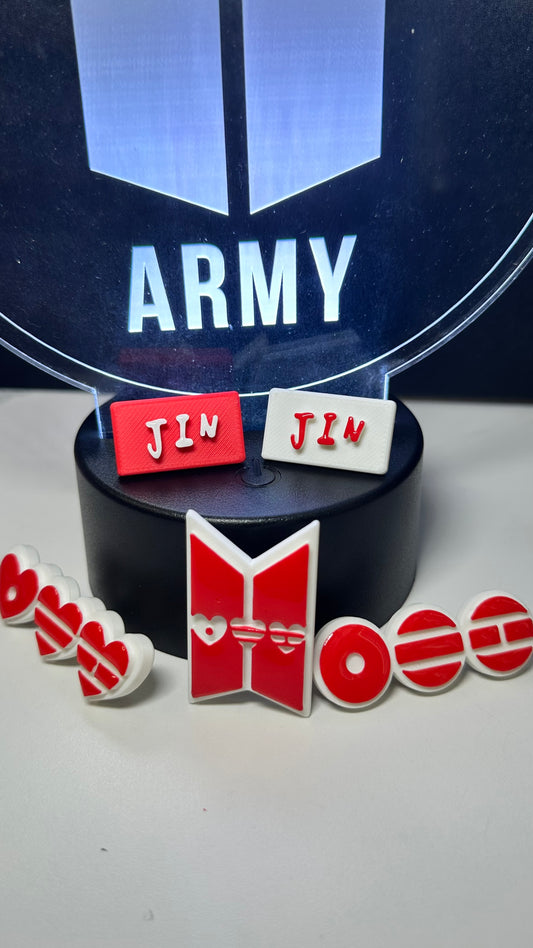 BTS OT7 Croc Charms