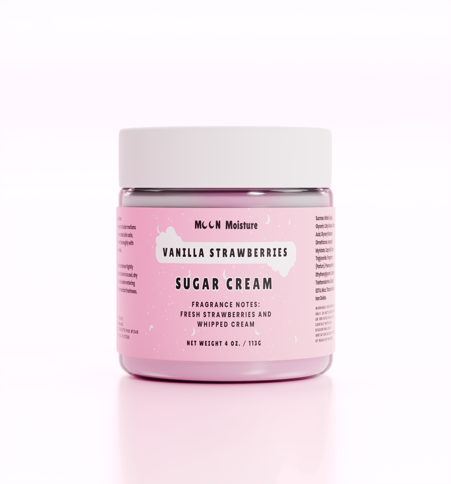 Vanilla Strawberries Sugar Cream