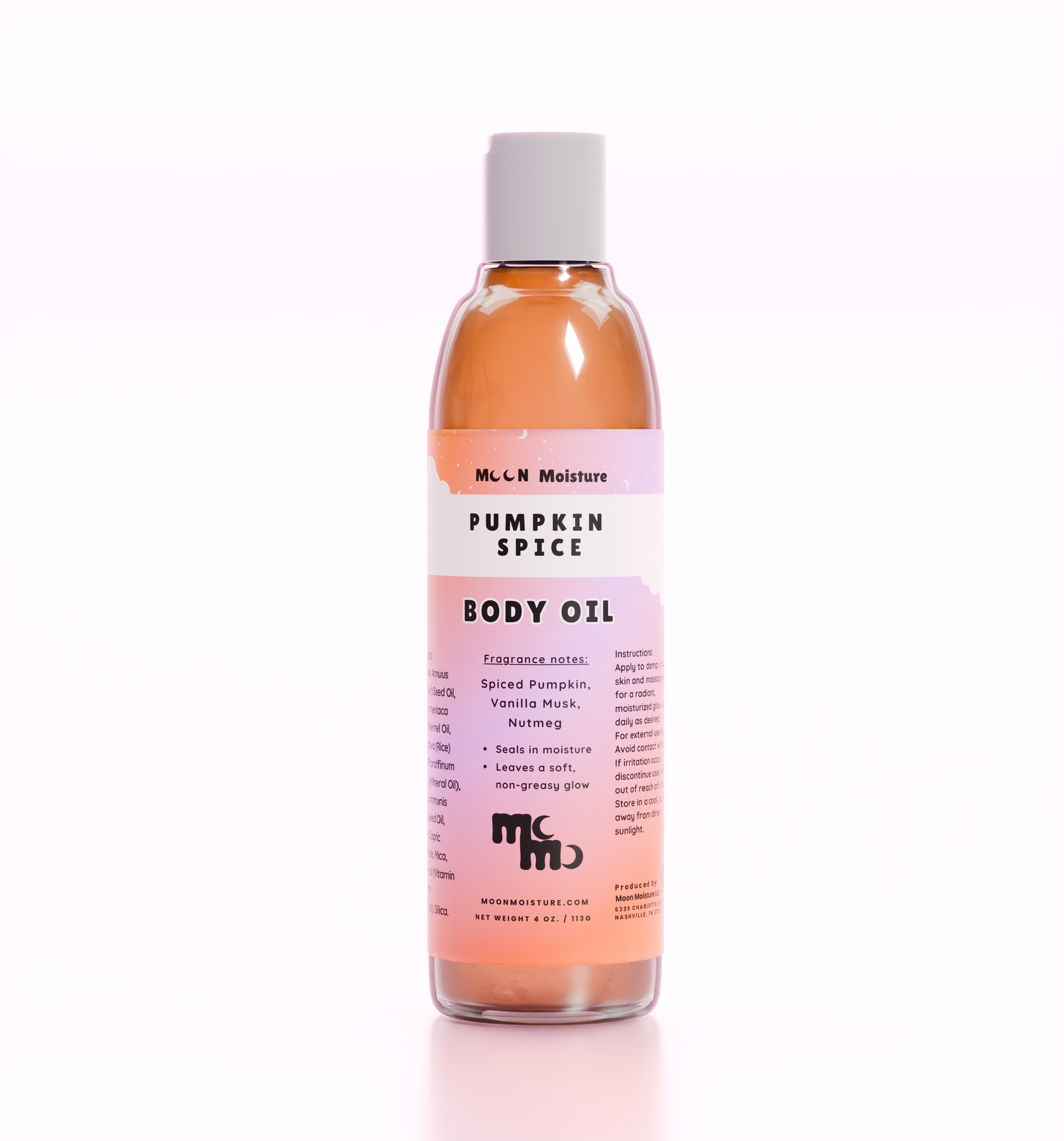 Pumpkin Spice Body Oil Moon Moisture LLC Pumpkin Spice Body Oil Moon Moisture LLC