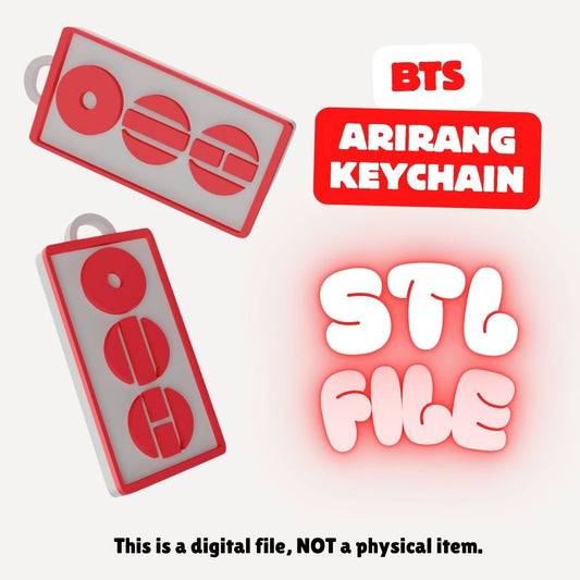 STL File Arirang Keychain